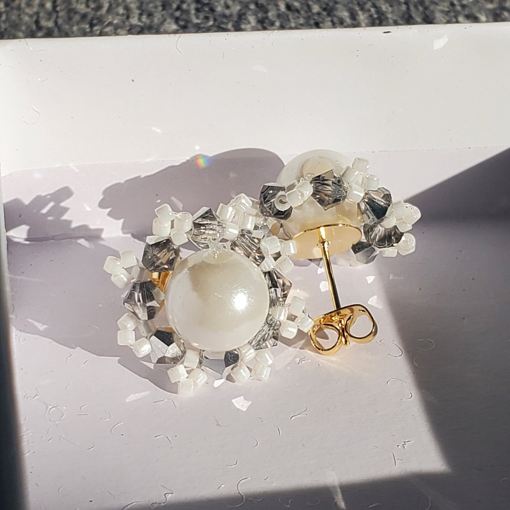 Handmade beaded earrings